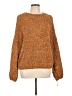Blu Pepper Tweed Orange Pullover Sweater Size L - photo 1
