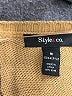 Style&Co 100% Acrylic Color Block Gray Poncho Size M - photo 7