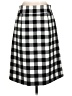 1901 Checkered-gingham Gray Casual Skirt Size 4 - photo 2