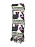 Assorted Brands 100% Viscose Paisley Purple White Scarf One size - photo 2
