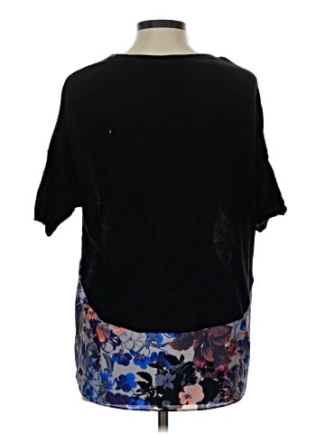 Yellow Bird Short Sleeve Blouse (view 2)