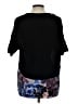Yellow Bird 100% Polyester Black Short Sleeve Blouse Size L - photo 2