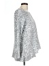 New Directions Silver Long Sleeve Blouse Size L - photo 4