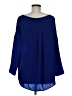 MNG Suit Blue 3/4 Sleeve Blouse Size 8 - photo 2
