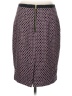 Talbots 100% Polyester Print Burgundy Formal Skirt Size 8 - photo 2