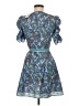 Shoshanna 100% Polyester Paisley Blue Cocktail Dress Size 2 - photo 2