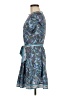 Shoshanna 100% Polyester Paisley Blue Cocktail Dress Size 2 - photo 5