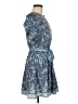 Shoshanna 100% Polyester Paisley Blue Cocktail Dress Size 2 - photo 4