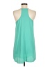 Forever 21 Contemporary 100% Polyester Teal Sleeveless Blouse Size M - photo 2