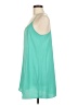 Forever 21 Contemporary 100% Polyester Teal Sleeveless Blouse Size M - photo 5