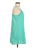 Forever 21 Contemporary 100% Polyester Teal Sleeveless Blouse Size M - photo 4