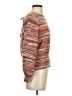 Willow & Root Stripes Brown Pullover Sweater Size S - photo 4