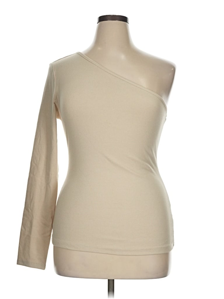 Pre-owned Zesica Long Sleeve T-shirt In Brown