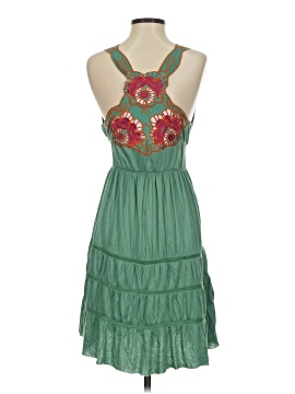 green emerald velvet dress FREE PEOPLE Floral SUNDRENCHED Short Sleeve Maxi Dress main image 1