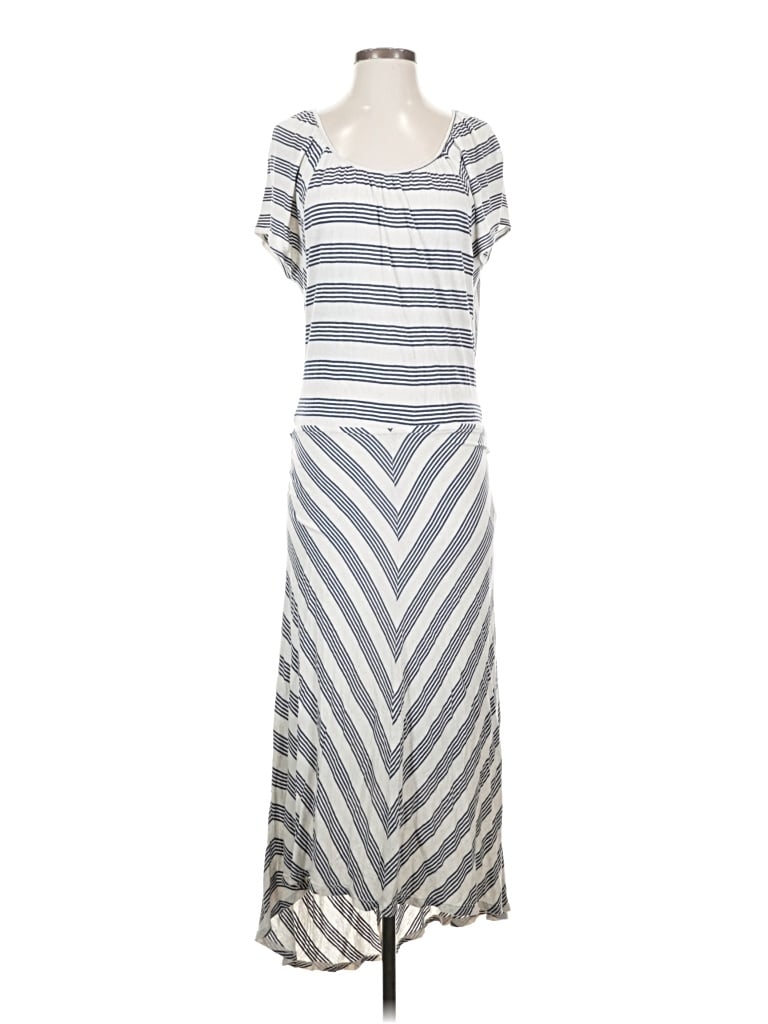 Pre-owned Ella Moss Casual Dress In Gray