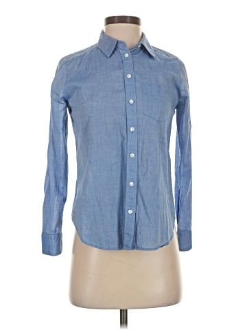 Ann Taylor Factory Long Sleeve Button-Down Shirt (view 1)