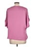 Ramy Brook 100% Polyester Pink Short Sleeve Blouse Size L - photo 2