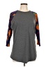 Lularoe Gray 3/4 Sleeve Top Size L - photo 1