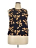POPSUGAR 100% Rayon Orange Sleeveless Blouse Size XXL - photo 1