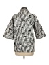 Peck & Peck 100% Polyester Print Silver Coat Size M - photo 2