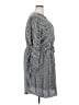 Apt. 9 100% Polyester Stripes Black Casual Dress Size 18W - photo 4