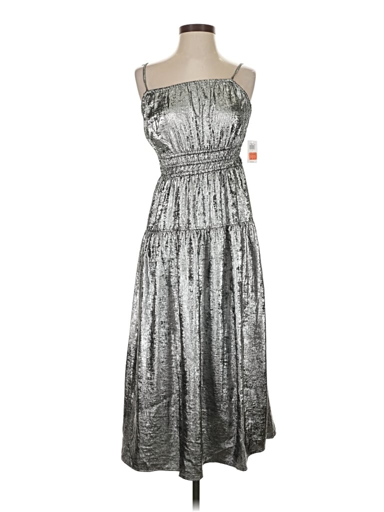 Old Navy Cocktail Dress In Silver