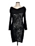 Cartise Graphic Black Cocktail Dress Size 12 - photo 1