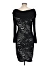 Cartise Graphic Black Cocktail Dress Size 12 - photo 2