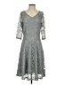 Chic Wish Gray Cocktail Dress Size S - photo 1