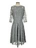 Chic Wish Gray Cocktail Dress Size S - photo 2