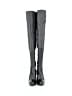 Prada Gray Black Leather Thigh High Boots Size EU 41 - photo 2