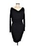 Athleta Solid Black Cocktail Dress Size M (petite) - photo 1