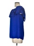 Cover Stitched 100% Polyester Blue Sleeveless Blouse Size L - photo 5