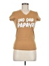 Assorted Brands Print Brown Short Sleeve T-Shirt Size M - photo 1