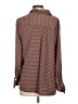 Max Studio 100% Polyester Polka Dots Brown Red Long Sleeve Blouse Size S (estimated) - photo 2