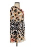 Matthew Williamson for Impulse 100% Polyester Animal Print Brown Long Sleeve Blouse Size S - photo 4