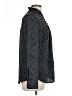 Express 100% Polyester Polka Dots Black button down Size L - photo 4
