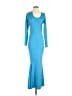 Unbranded Blue Casual Dress Size 6 (estimated) - photo 1
