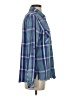 Billy T 100% Lyocell Plaid Blue Long Sleeve Button-Down Shirt Size S - photo 4