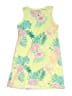 Justice 100% Cotton Tropical Yellow Dress Size 7 - 8 - photo 2
