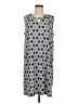 New Directions Graphic Gray Casual Dress Size M - photo 1
