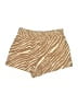 A New Day Animal Print Tan Shorts Size S - photo 2