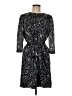 Pippa 100% Polyester Paisley Black Casual Dress Size 8 - photo 1