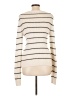 Vince. Stripes Ivory Turtleneck Sweater Size L - photo 2