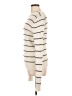 Vince. Stripes Ivory Turtleneck Sweater Size L - photo 5