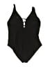 Freshwater Graphic Black One Piece Swimsuit Size XXL - photo 2