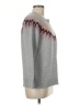 Maurices Chevron-herringbone Gray Pullover Sweater Size M - photo 4