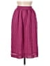 Assorted Brands 100% Polyester Solid Burgundy Casual Skirt Size 6 - photo 1