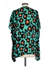 CAbi 100% Polyester Teal Short Sleeve Blouse Size L - photo 2