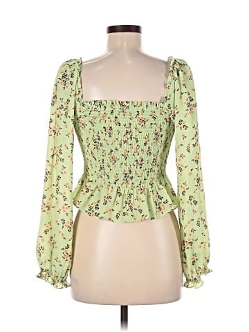 WAYF Long Sleeve Blouse (view 2)